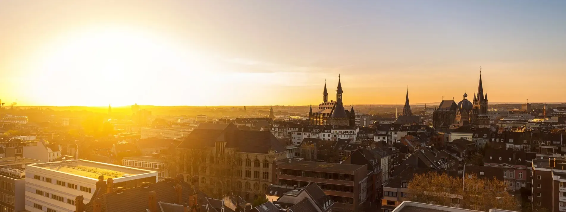 Stadsgezicht Aken