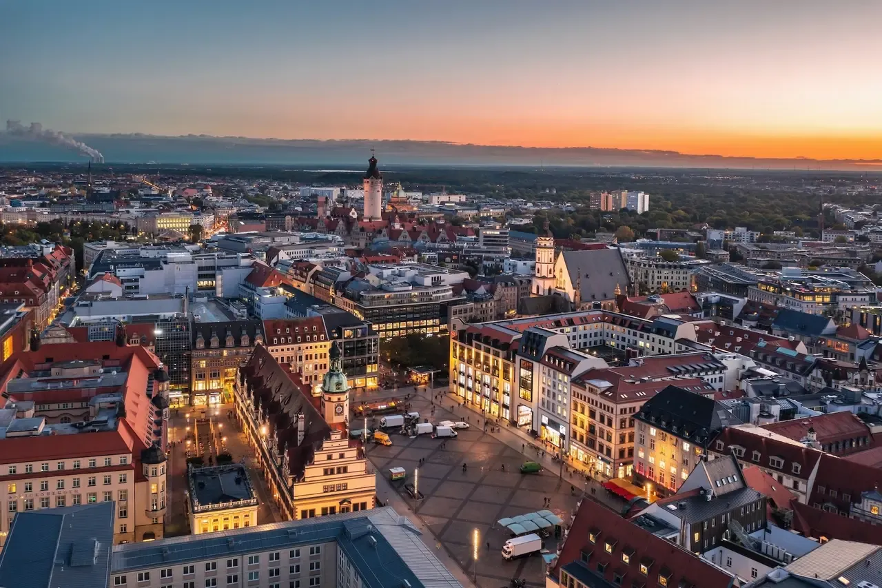 Stadsgezicht Leipzig